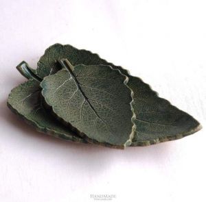 Ceramic leaf plates