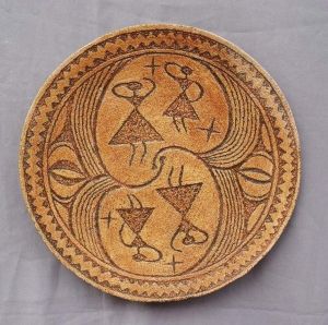 Ceramic plate "Dance of Goddesses"