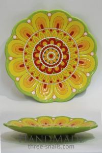 Ceramic plate "Marigold"