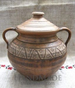 Ceramic pot cooking  “Beautiful grove”