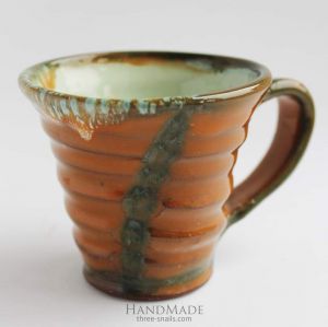 Ceramic tea cup "Red send"