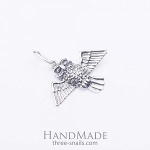 Charm silver pendant "Little owl"