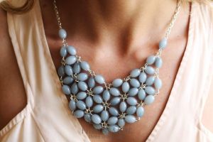 Chunky necklace "Arden Grey"