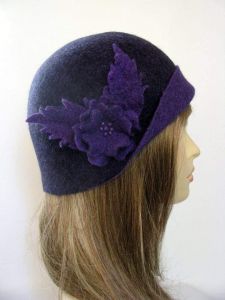 Cloche hat "Ink dream"