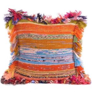 Colorful bohemian pillow