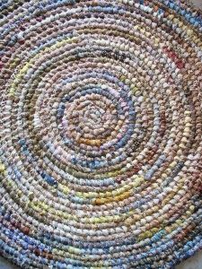 Cotton mat rug