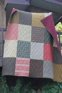 Cotton quilted throw