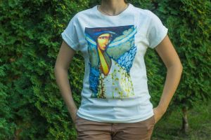 Cotton T-shirt "Angel" women