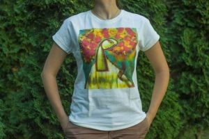 Cotton T-shirt "Dreaming Maria" women