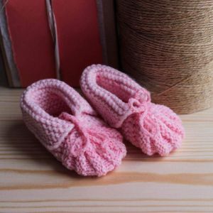 Crochet booties "Murshmallow"