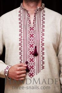 Custom embroidery shirts. Traditional vyshyvanka