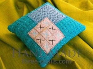 Decorative patchwork pillow cover