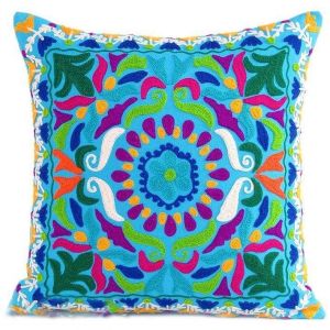 Decorative pillow for couch blue