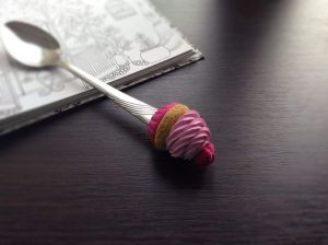 Decorative spoon "Sweet cupcake"