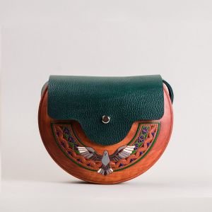 Wooden handbag "Bird"