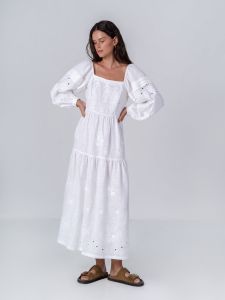 white dress
