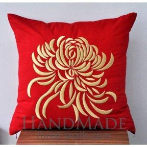 Floral pillowcase "Embroidered peony"