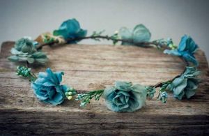 Flower circlet "Marine flower"