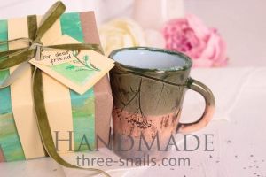 Gift mug "Green spring"