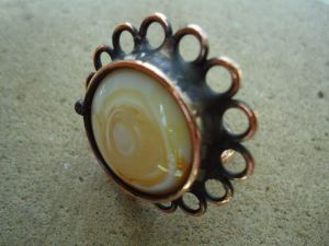Glass ring "Aster"