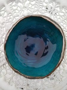Handmade ceramic bowls "Turquoise" 