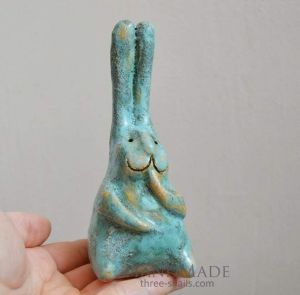 Handmade ceramics souvenir "Hare"