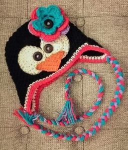 Handmade crochet hat "Penguin"