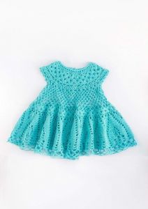 Handmade crocheted dress "Cloudlet"