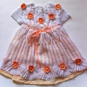 Handmade crocheted dress "Princess"