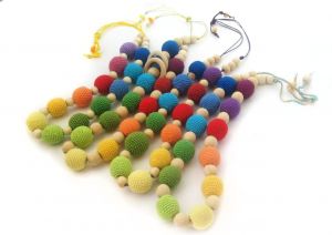 Handmade sling beads "Rainbow"