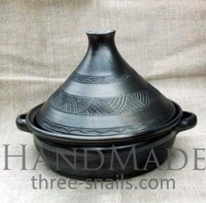Handmade Tagine. Dishes for meat cooking