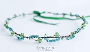 Headband "Rain drops"