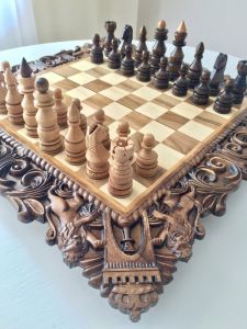 Luxury chess sets with storage, 