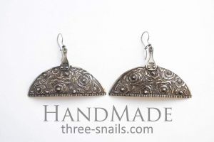 Jewelry earrings "Half moon"