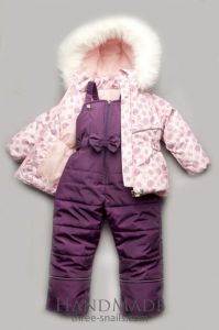 Kids girls winter snow suit