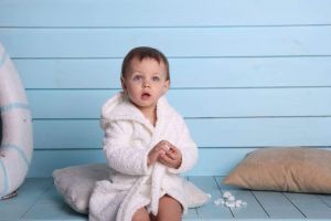 Kids personalized bath robe Little Princess