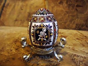«Lamb» pysanka (Easter egg)