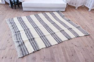 Large area rug "Grey stripes"