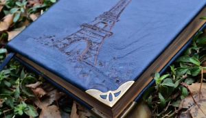 Leather diary handmade "Paris"