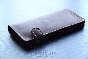 Leather wallet "Hermes"