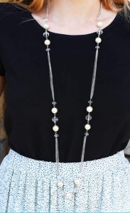 Long Necklace Chain "Flora"