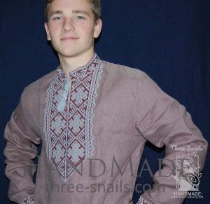 Mens linen shirt "Kotyhoroshko"