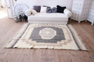 Modern bedroom rug "Cappuccino"