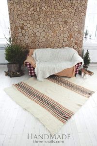 Natural fiber rug "Stripes"