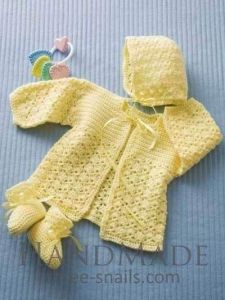 Newborn crochet outfits "Mimosa"