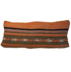 Orange moroccan pillow cover