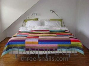 Patchwork quilt for bedroom