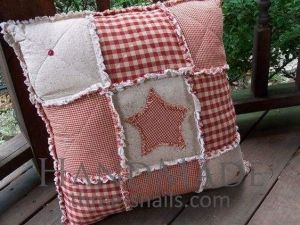 Patchwork throw for pillow