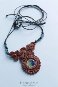 Pendant necklace "Talisman"