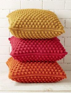 Pillow case "Decorative knitting"